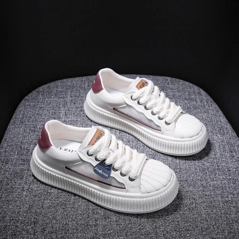 Shell head little white shoes women's 2025 new versatile platform sports and leisure women's shoes autumn explosion student board shoes tide