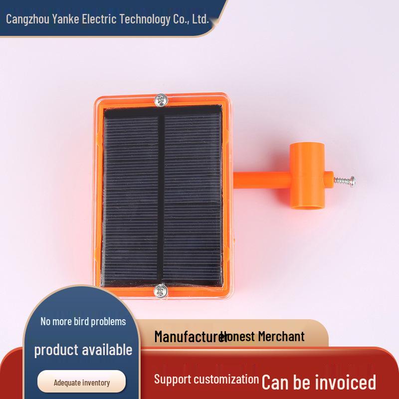 

Звуковой отпугиватель птиц: 20-звуковой стереодинамик с солнечным голосовым блоком