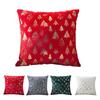 Short Plush Pillowcase Christmas Day Pillow Case Protector Cushion Slipcover  Holiday Supplies