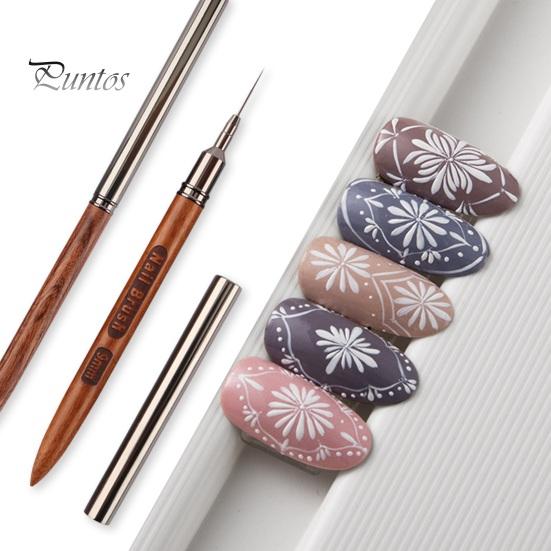 Nail Art Liner 6/9/12/15/18mm Super Fine Brush DIY Drawing Lines Stripe Flower Pattern Multifunctional Manicure Painting Pen Professional Nail