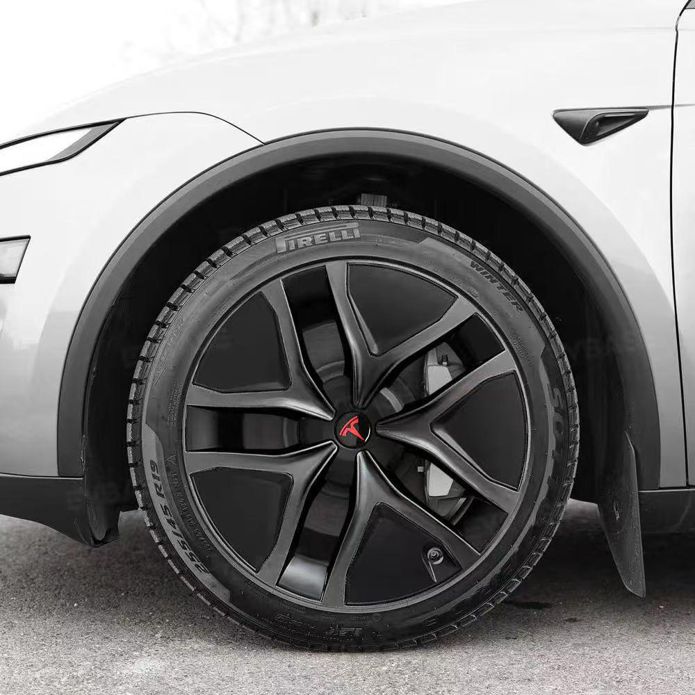 Tesla Model Y 19" New Wheel Cover, P Style, Full Edge Coverage