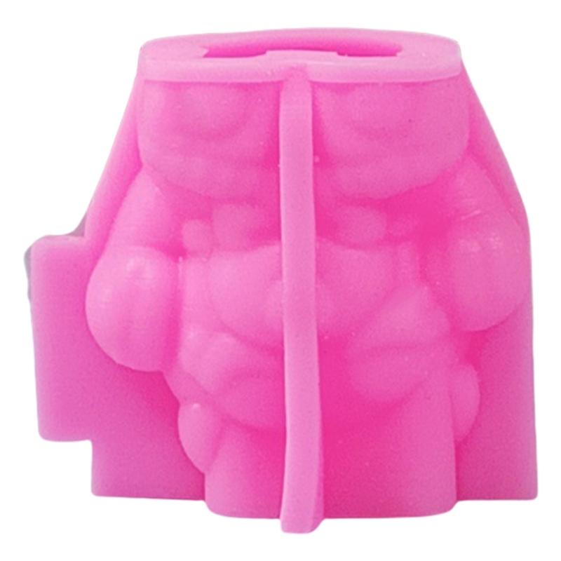 Sitting Bear with Bows Mould Silicone Molds Soap Molds Castings Molds Ornament Molds Fondant Cake Chocolate Molds