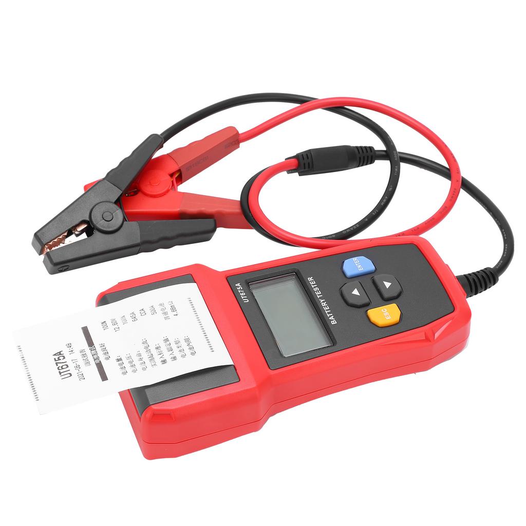 UT675A Car Battery Tester Digital Battery Indicator with Print Function and Ripple Test for Car s Battery Testing