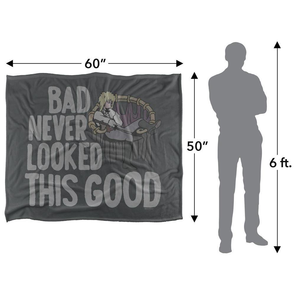 Labyrinth Bad Never Looked This Good Silky Supersoft Blanket