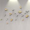 Modern Sofa Background Wall Decoration Restaurant Porch Art Resin Wall Decoration Pendant Model Room Leaf Wall Decoration