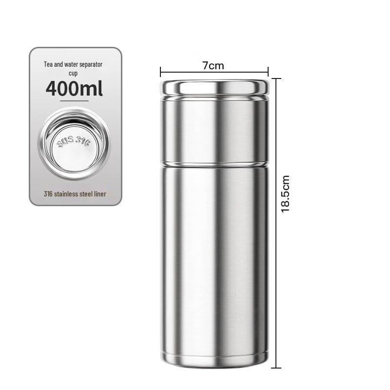 Stainless Steel Insulated Business Tea Mug with Infuser