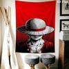 Luffy D Wall Tapestry Aesthetic Wall Hanging Printed Fabric Blanket Decorative Tapestries For Bedroom Living Room Home Decor