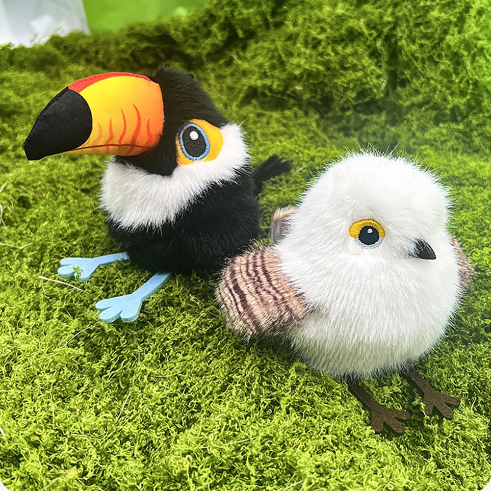 Bird Automatic Cat Toy Simulation Bird Chirping Flying Cat Interactive Toy Rechargeable Touch Activated Pet Toy Cat Supplies