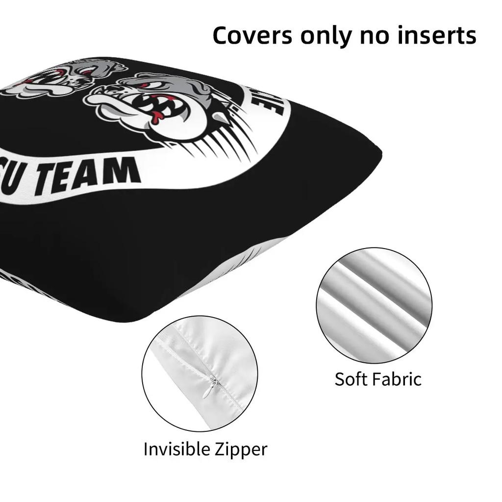 Carlson Gracie Jiu-Jitsu Team 2 Pcs Square Pillowcase Pillow Cover Cushion Decor Comfort Throw Pillow For Home Bedroom