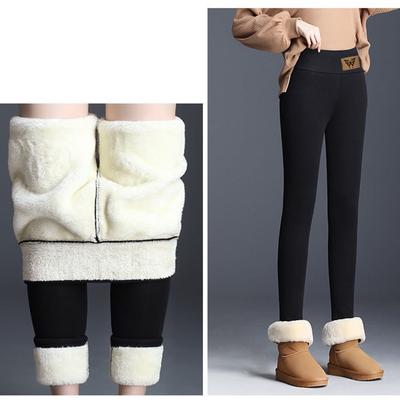 Women's Winter Warm Fleece Lined Leggings Thick Velvet Tights Thermal Pants