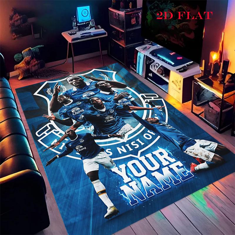 Custom Everton Carpet Rug for Living Room Bedroom Home Sofa Decoration,Kids play Nonslip Floor Mat
