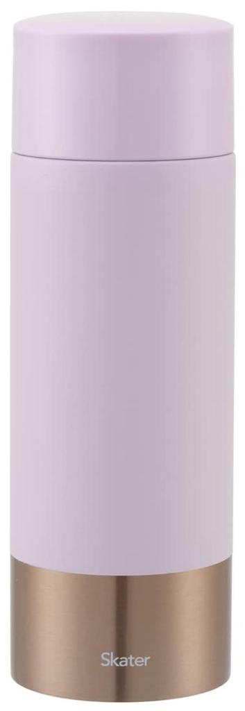 Skater Stainless Steel Mug Bottle, Pale Tone Lilac, 350ml, SMBC4B-A