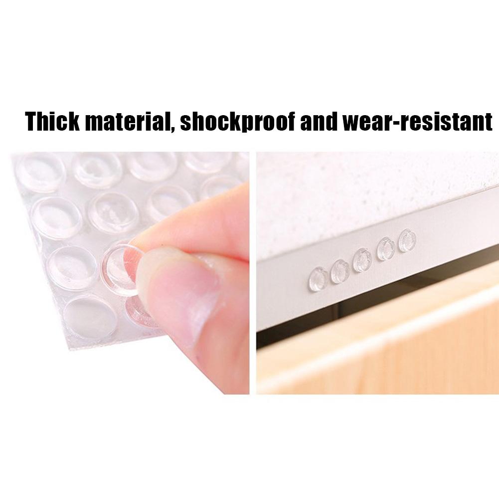 100/64 STK Selbstklebende Gummidämpfer Puffer Schrank Stoßstangen Silikon Möbelpolster Kissen Schutz Hardware Türstopper
