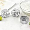 Metal Pastry Cookie Cutter Set Mini Christmas Sandwich Biscuit Baking Molds Xmas Tree Snowflake Gingerbread Shape Cakes Decor