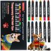 12 Farben Hundehaarfarbe Ungiftiger Tier-Marker Haustiersicher Haarfärbestift für Haustiere Haustier-Styling