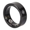 Smart Ring Black Step Counting IP68 Water Proof Smart Sleep Ring with Touch Display Screen Gesture Control for Sports