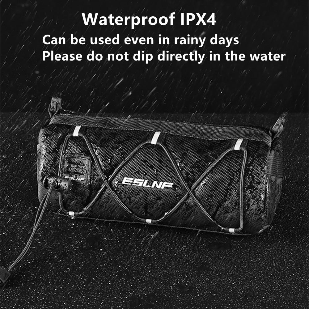 Waterproof Road Bicycle Handlebar Bag Multifunctional MTB Front Tube Bag Portable Frame Pannier Outdoor Shoulder Bag