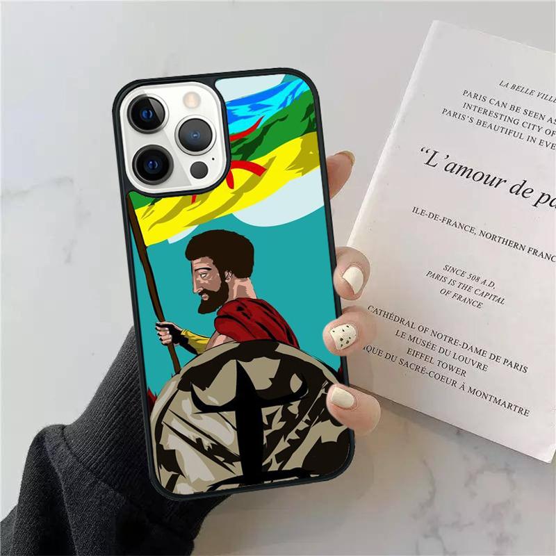 Amazigh Symbol Berber Academy Phone Case Cover For iPhone 17 Air 15 16 14 Plus 11 12 13 Pro Max Apple max
