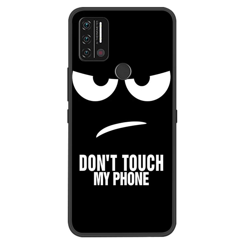 Custodia Per Umidigi A7 A9 Pro Custodie Morbido Silicone Protezione Stampa Coperture Nere per Umidigi A9 A7 Pro Funda Coque A9Pro A 9 Capa