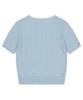 MAHAGRID Cable Half Sleeve Knit Light Blue(Mg2Fmfk612A)