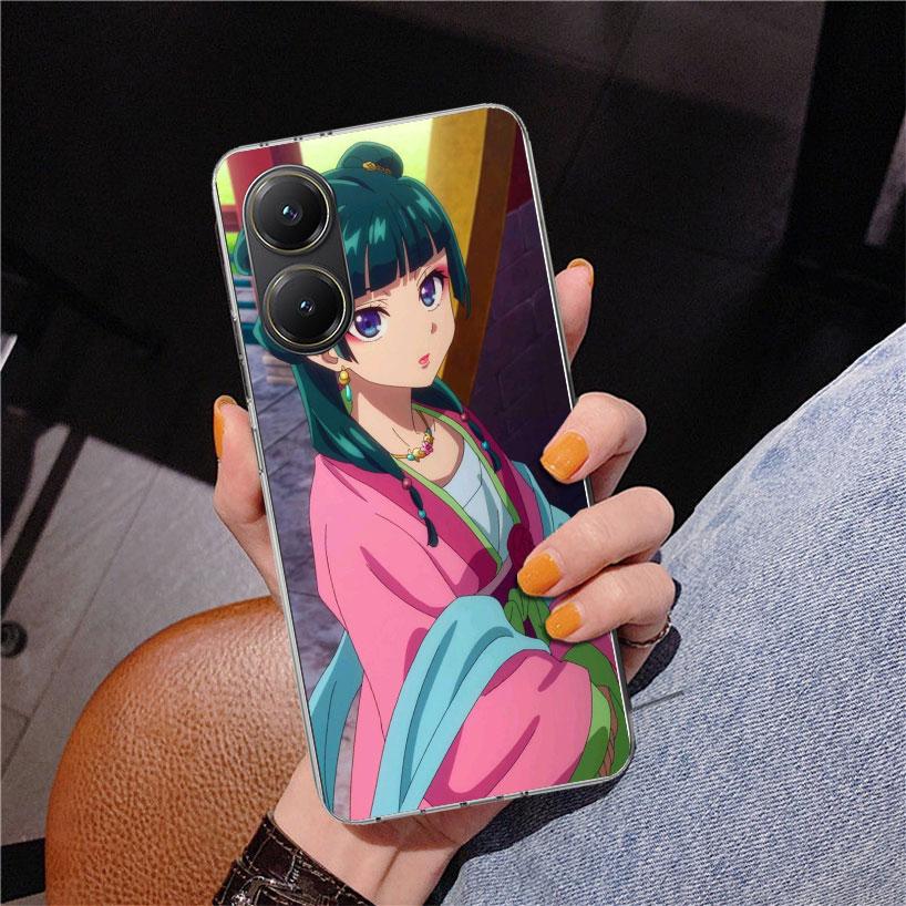 A-Apothecary D-Diaries Maomao Phone Case For Xiaomi Poco X7 X6 X5 Pro F7 Ultra Redmi 15C 15 13C 13 12C 12 10 10A 10C 9 9A 9C 9T