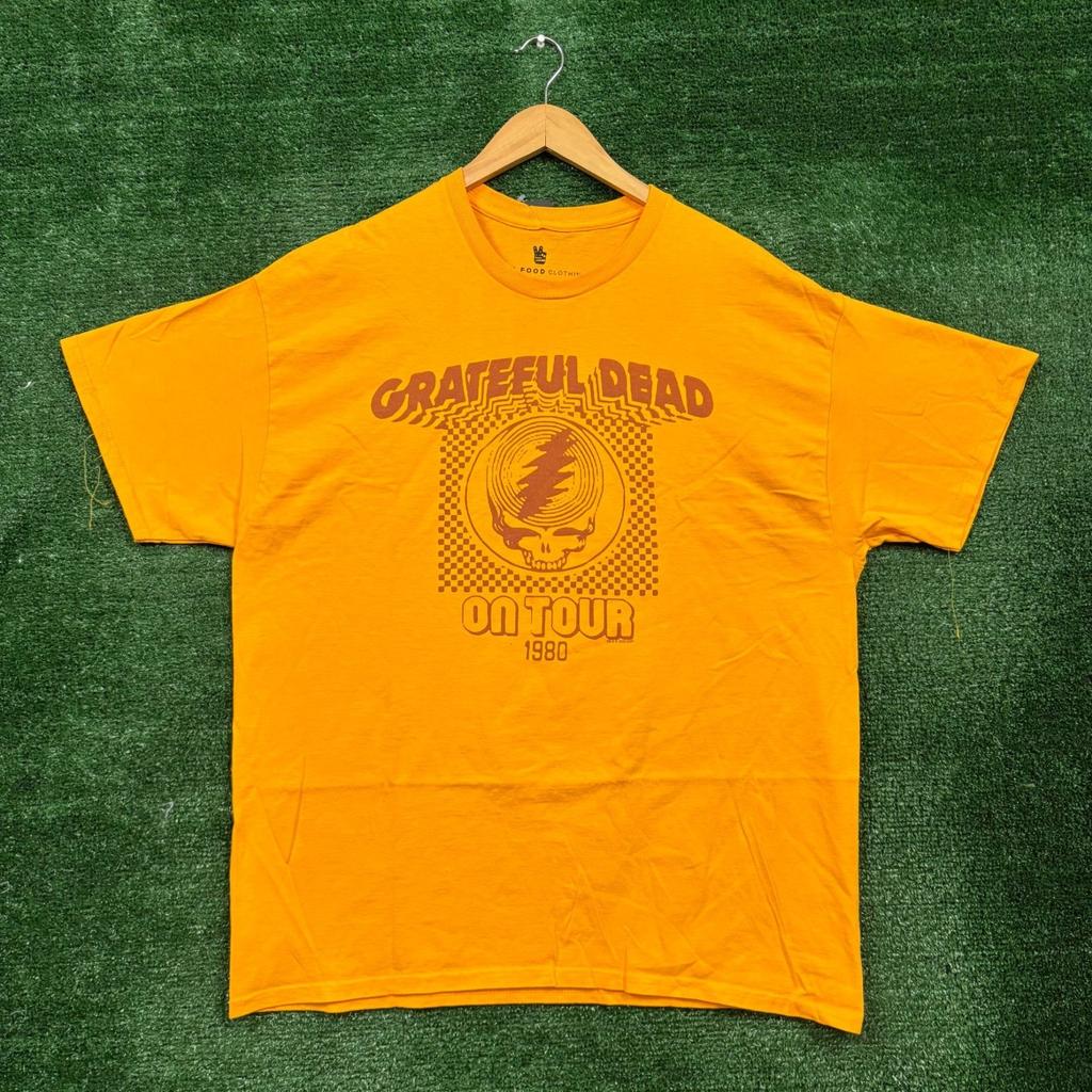Grateful Dead On Tour 1980 Rock Band T-Shirt Size Large