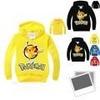 Go Kids Pokemon Ragazzi Ragazze Felpa a Manica Lunga T-shirt Abbigliamento Casual Top