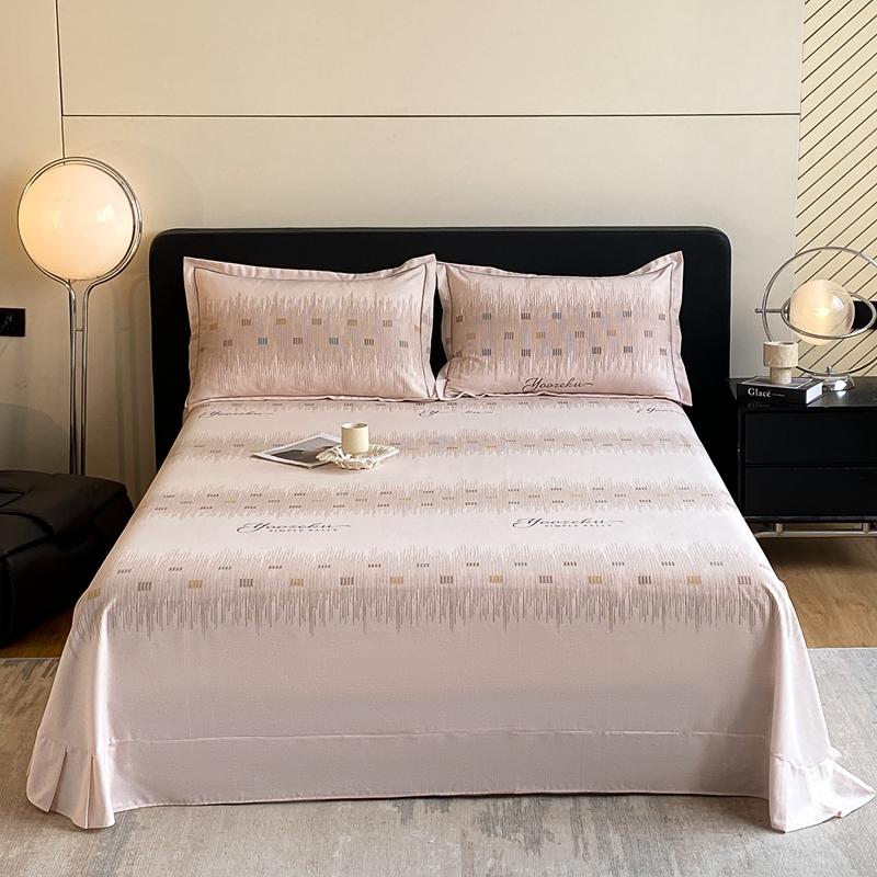 Retro Floral Pattern Bed Sheet Set 100% Cotton Bed Sheets Soft Breathable Bedspread with Pillowcases Queen Size Bedding Set