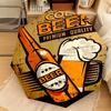 1PC  Beer Automatic Umbrella - Suitable Travel Outdoor Portable Umbrella Birthday Gift Daily Essentials