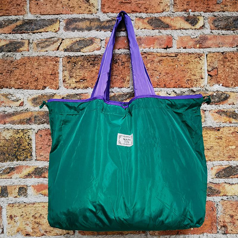 Faltbare Tragetasche mit großem Fassungsvermögen und Kordelzug zur Aufbewahrung von Lebensmitteln