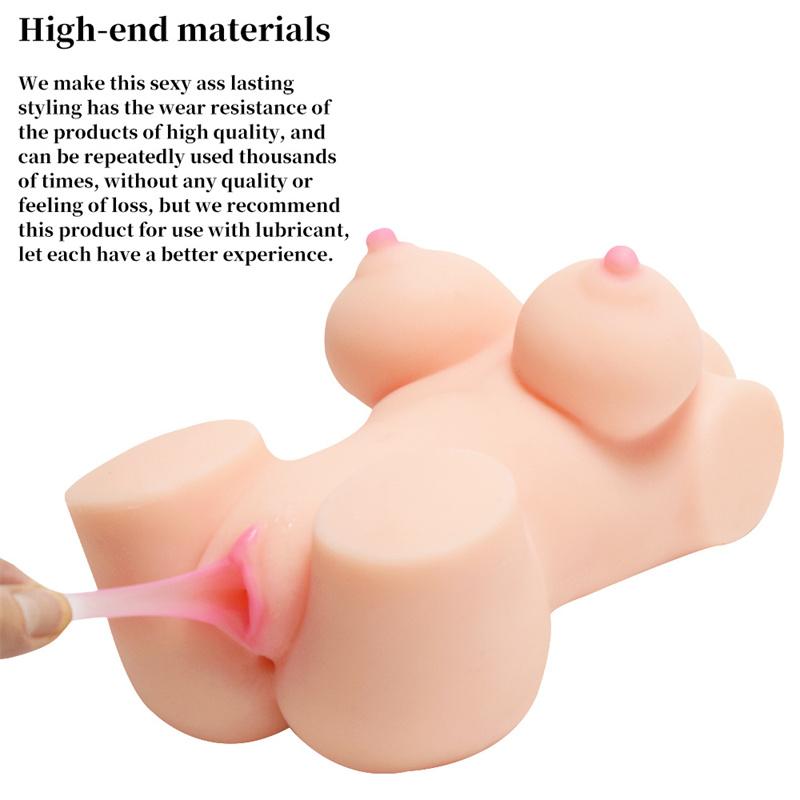 Male Inverted Model Real Yin Two-point Masturbator Upper and Lower Body Butt Buttocks Leg Model Entity Doll