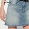 MO&Co. High-Waist Denim Culottes