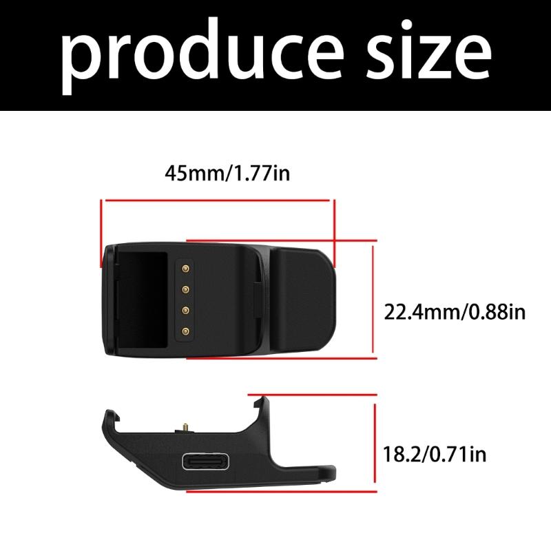 Portable Pet Dog Collar Charging Dock Replacement for PT10 TB10 PT10 Charging Cable Adapter Type C Input Connector