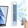 12x35.4cm High Velocity Tower Fan with LED Display, 3-Speed Oscillating Floor Standing Fan with Remote, Home Quiet Cooling Fan