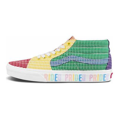 Sk8-Mid Pride Unisex Sneakers Multi-Color Multi True-White VN0A3WM33WJ