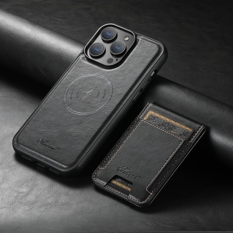 Magnetic TPU Phone Case With Card Slot Kickstand IPhone 18 Pro Max Compatible MagSafe Wireless Charging