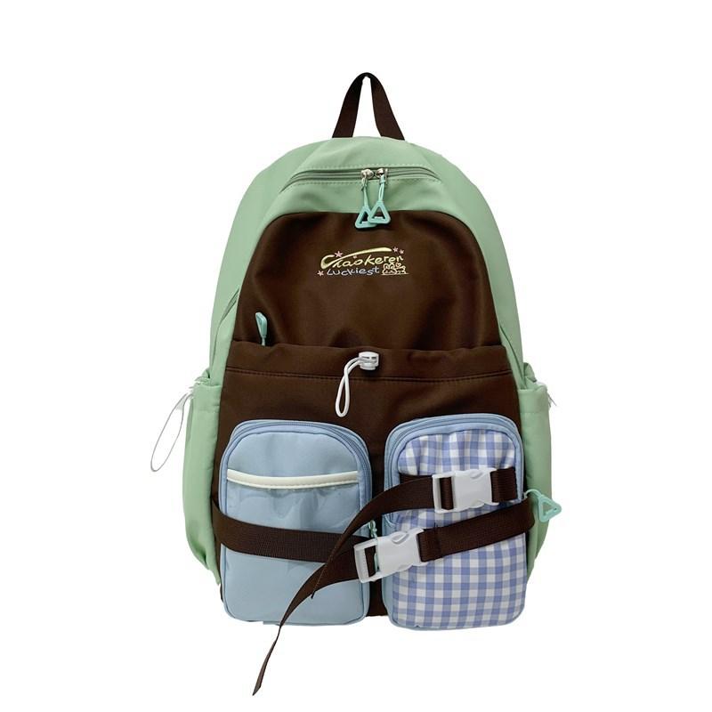 Schoolbag student two-dimensional cute casual schoolbag female versatile student backpack simple student bag fashion casual backpack