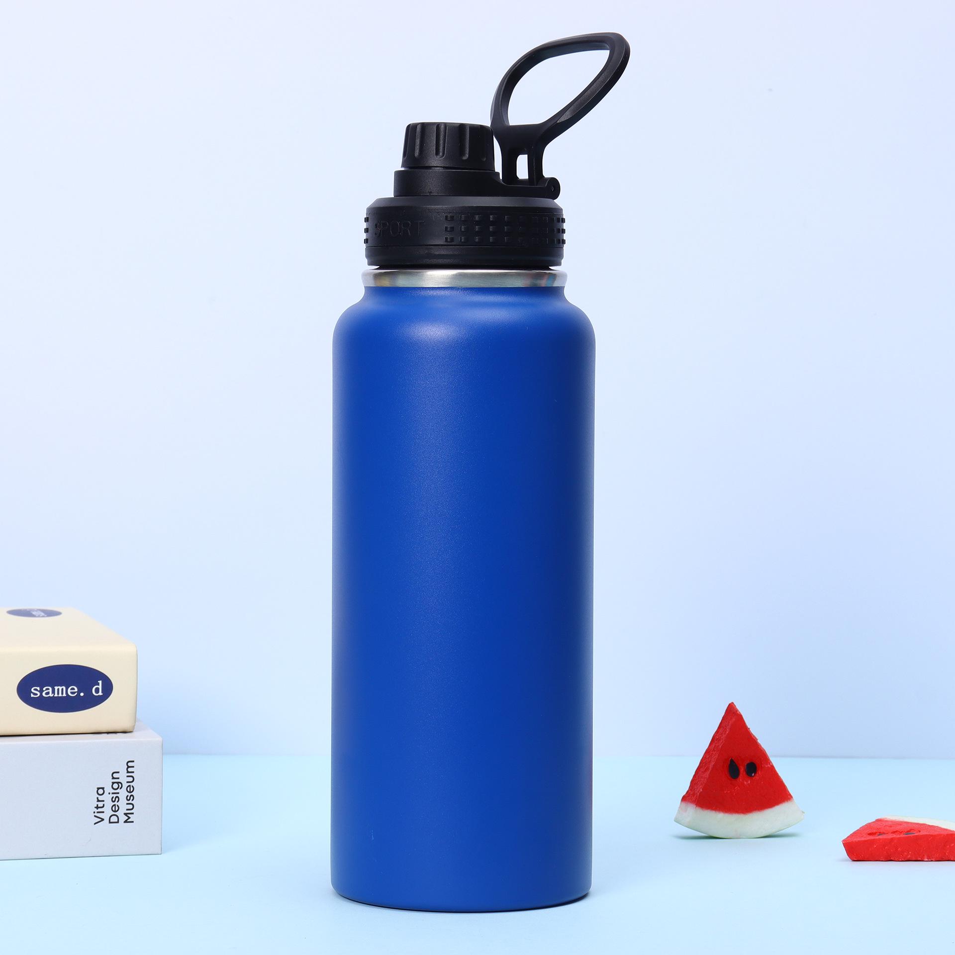 

Утолщенный портативный спортивный термос из нержавеющей стали 304, бутылка для улицы большой емкости 800ml фиолетовый