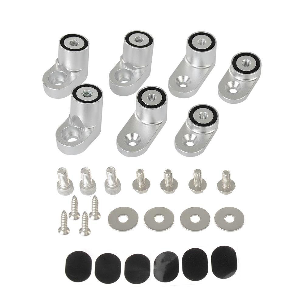 FREE SHIPPING - For 13-on Ford Focus ST Billet T-6061 Anodized Aluminum Bolt-on Rear Wing Spoiler Hatch Riser Lift