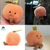Adorable Plush Peach Doll Cute Cartoon Stuffed Toy Decorative Figure For Gifts