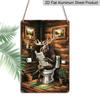 2D Vlak - "Eland Leest Krant" Grappig Toilet 2D Vlak Aluminium Bord - Rustieke Badkamer Decoratie Badkamer Decoratie, Rustiek Toilet, Boerderij Toilet