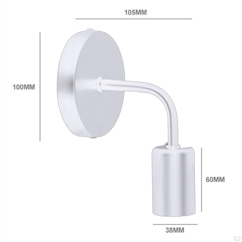 Wall Light Sconce Lampshade Bedside Lamp Decor Iron Kitchen LED Fixture Industrial