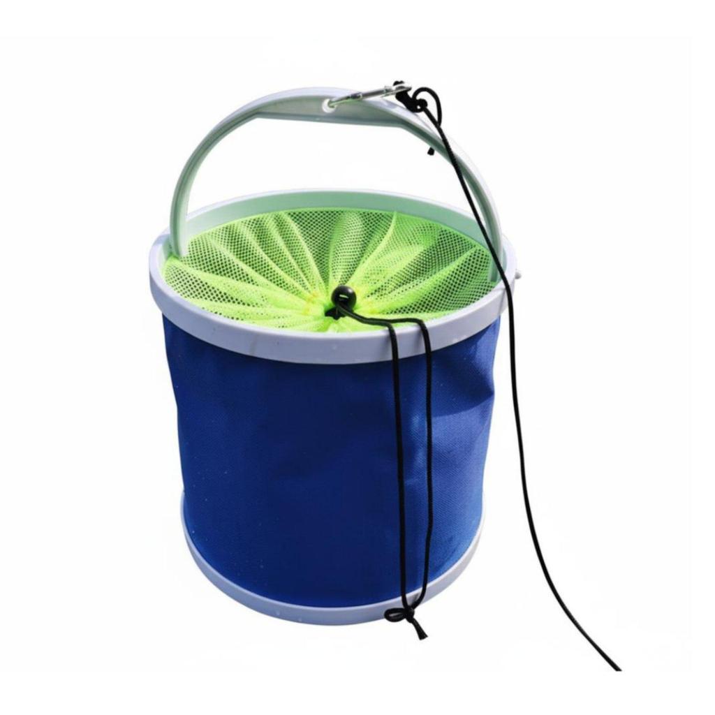 Collapsible Camping Bucket Lightweight Oxford Cloth Water Container Portable Folding Bucket for Fishing and Outdoor Use
