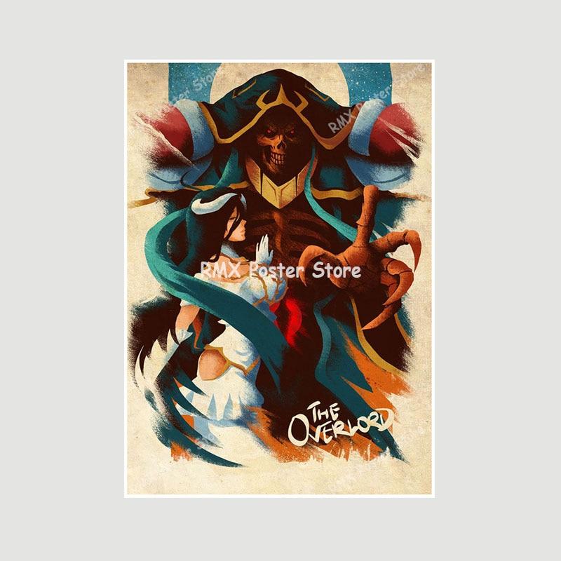 One Punch Man JoJo's Bizarre Adventure Art Painting Pictures for Bar Cafe Home Decor White Paper Room Decoration Anime Posters