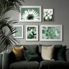 Green Nature Wall Art Poster Print Plant Flower Leaf Picture Canvas Painting Modern Fresh Home Decor Living Room Wall Picture