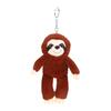 Bag Charm Plush Sloth Keychain Simulation Sloth Plush Toy Sloth Small Pendant  Children Gifts
