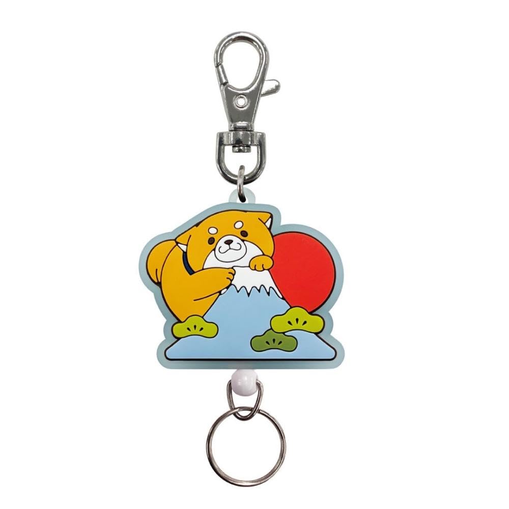 SK Japan Mochishiba Loyal Dog Rubber Reel KH Mount Fuji H11.6 X W4.4 X D1.4cm