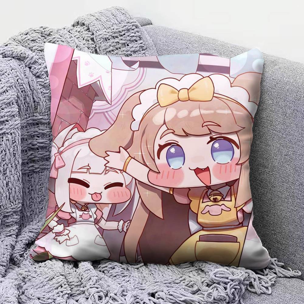 Trickcal Chibi Go GGame Home Sofa Cushion Covers and Aecorative Custom Pillow Covers