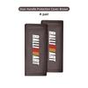 1/2pcs Leather Car Roof Armrest Pull Protection Cover Gloves Door Handle For Mitsubishi Outlander Lancer Cross Colt Xpander WM1