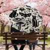 1pc Skull Bat Pattern Umbrella Design Automatic Opening and Closing Umbrella, High-quality Travel Umbrella,  C1128068